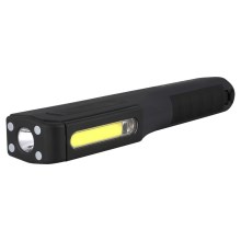 Sencor - LED lommelygte LED/1W/2xAAA + LED/3W/COB