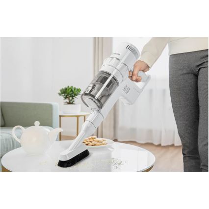 Sencor - Ledningsfri oprejst støvsuger 2-i-1 250W/2200 mAh hvid