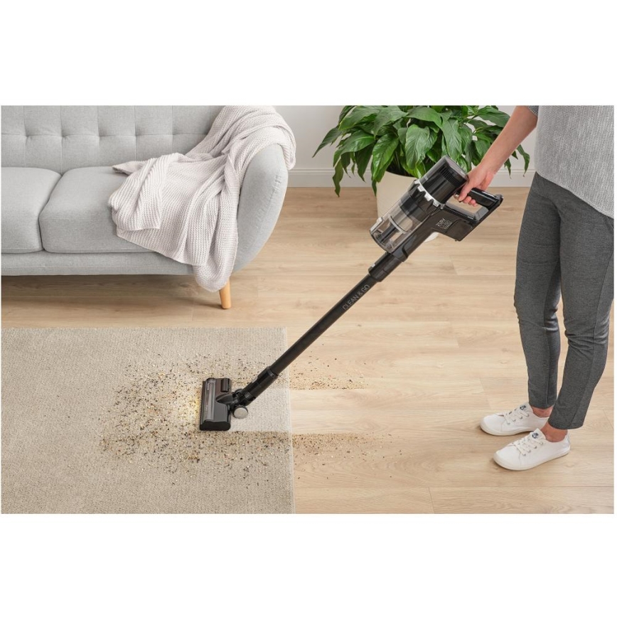 Sencor - Ledningsfri oprejst støvsuger 2-i-1 250W/2200 mAh sort