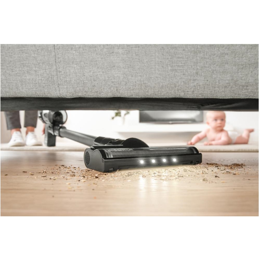 Sencor - Ledningsfri oprejst støvsuger 2-i-1 250W/2200 mAh sort