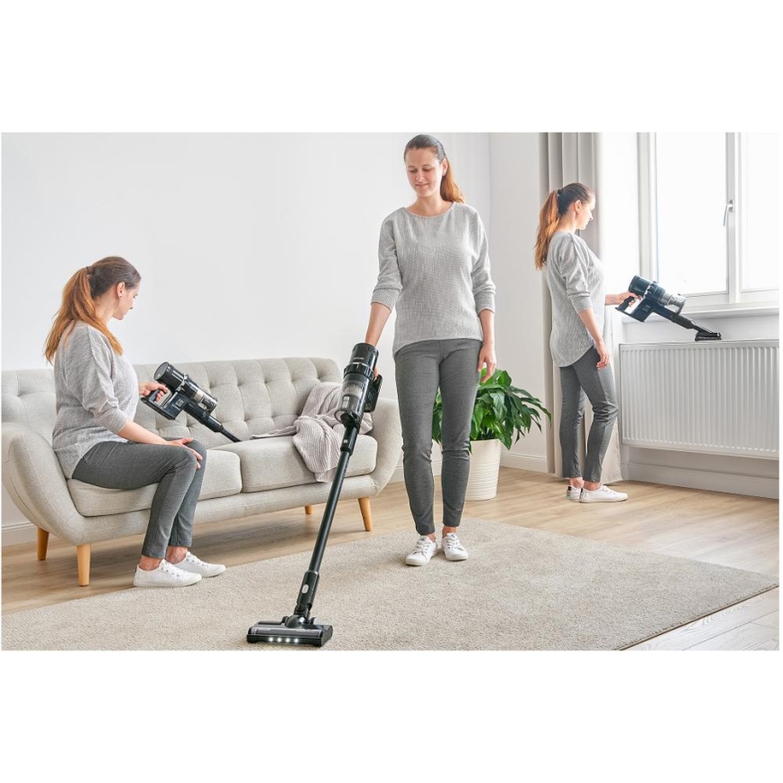 Sencor - Ledningsfri oprejst støvsuger 2-i-1 250W/2200 mAh sort