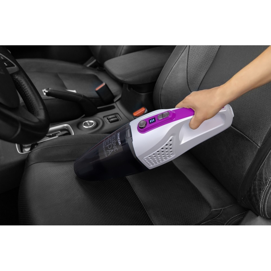 Sencor - Ledningsfri støvsuger med drejebørste 2-i-1 110W/14,8V 2200 mAh hvid