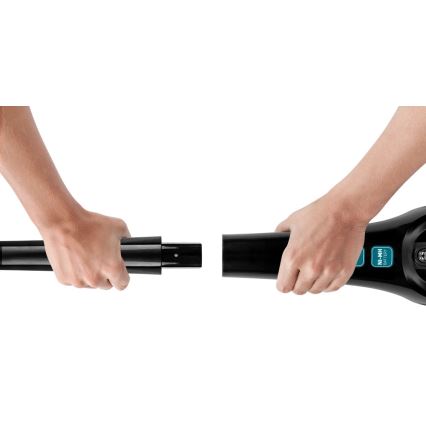 Sencor - Ledningsfri støvsuger med drejebørste 2-i-1 80W/14,4V 2200 mAh sort/blå