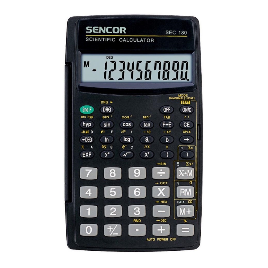 Sencor - Lommeregner 1xLR1130 sort