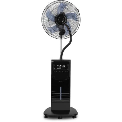 Sencor - Luftkøler med vandspray 90W/230V sort + fjernbetjening