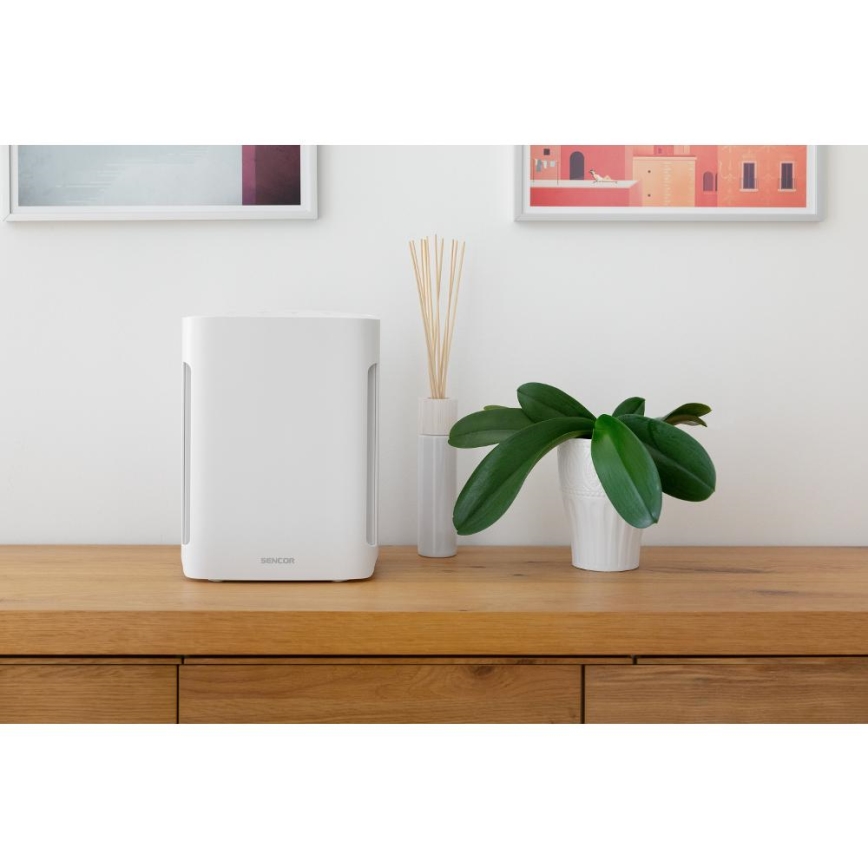 Sencor - Luftrenser 60W/230V hvid
