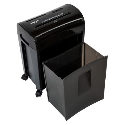 Sencor - Makulator til CD'er og papir A4 14 l 230V sort