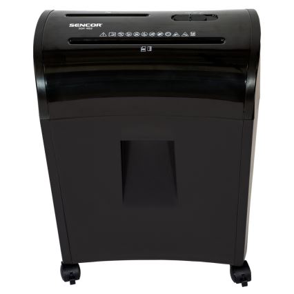 Sencor - Makulator til CD'er og papir A4 14 l 230V sort