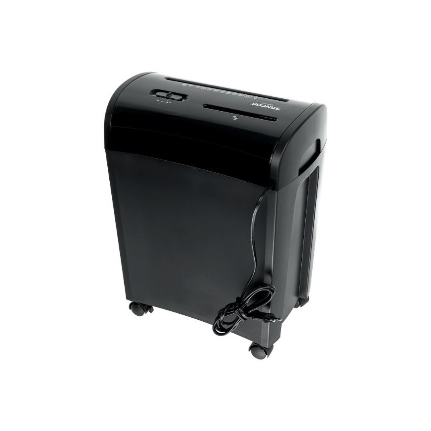 Sencor - Makulator til CD'er og papir A4 14 l 230V sort