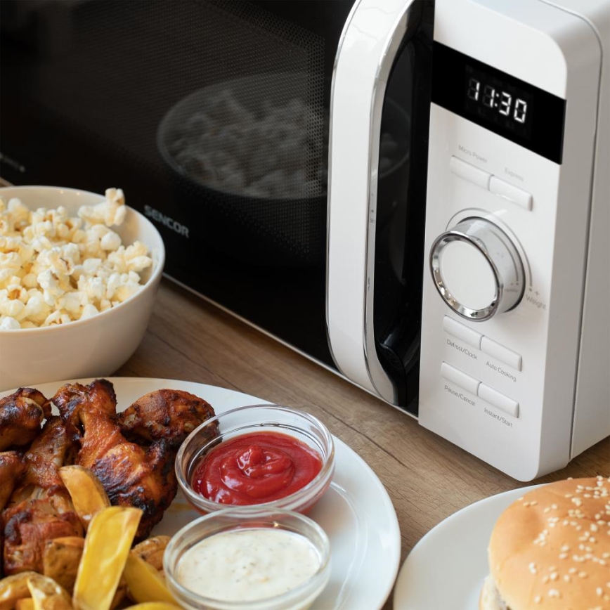 Sencor - Mikrobølgeovn 800W/230V 17 l hvid