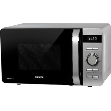 Sencor - Mikrobølgeovn 800W/230V 17 l sølvfarvet