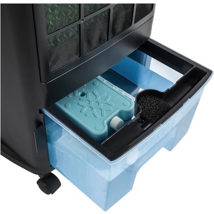 Sencor - Mobil luftkøler 3-i-1 110W/230V sølvfarvet/sort + fjernbetjening