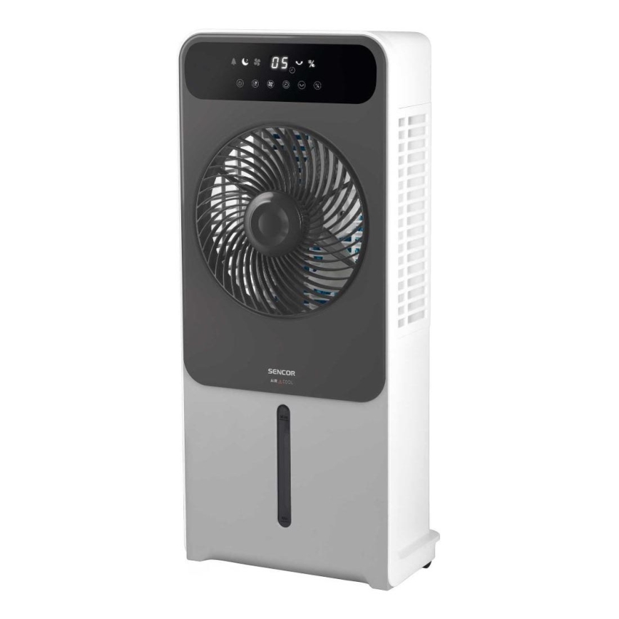 Sencor - Mobil luftkøler 28W/230V grå + fjernbetjening