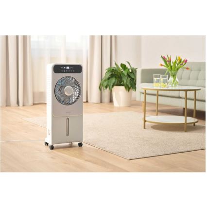 Sencor - Mobil luftkøler 28W/230V grå + fjernbetjening