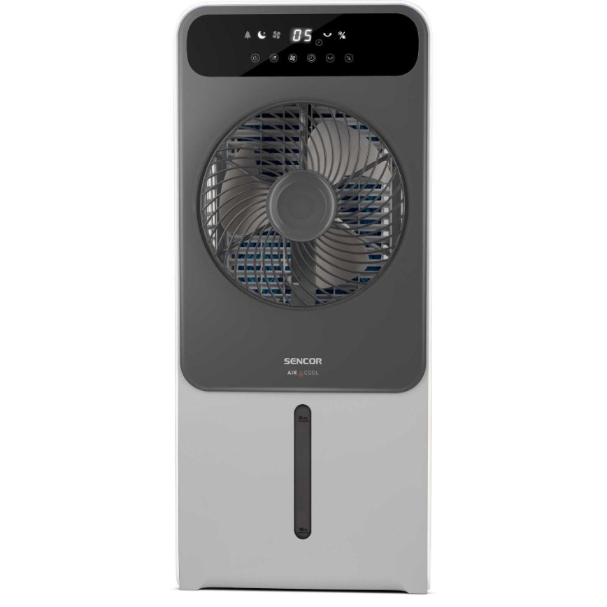 Sencor - Mobil luftkøler 28W/230V grå + fjernbetjening