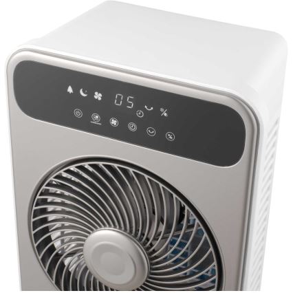 Sencor - Mobil luftkøler 28W/230V grå + fjernbetjening