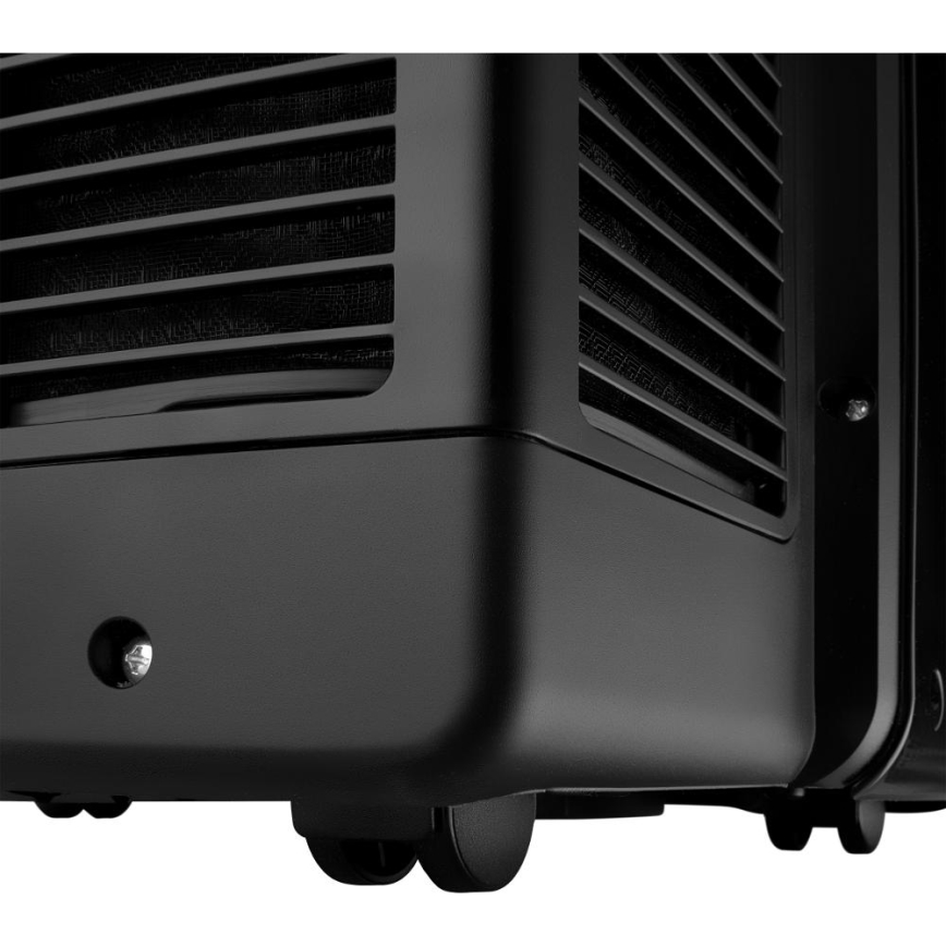 Sencor - Mobil smart airconditionanlæg 3-i-1 med tilbehørssæt 1450W/230V 12000 BTU Wi-Fi sort + fjernbetjening