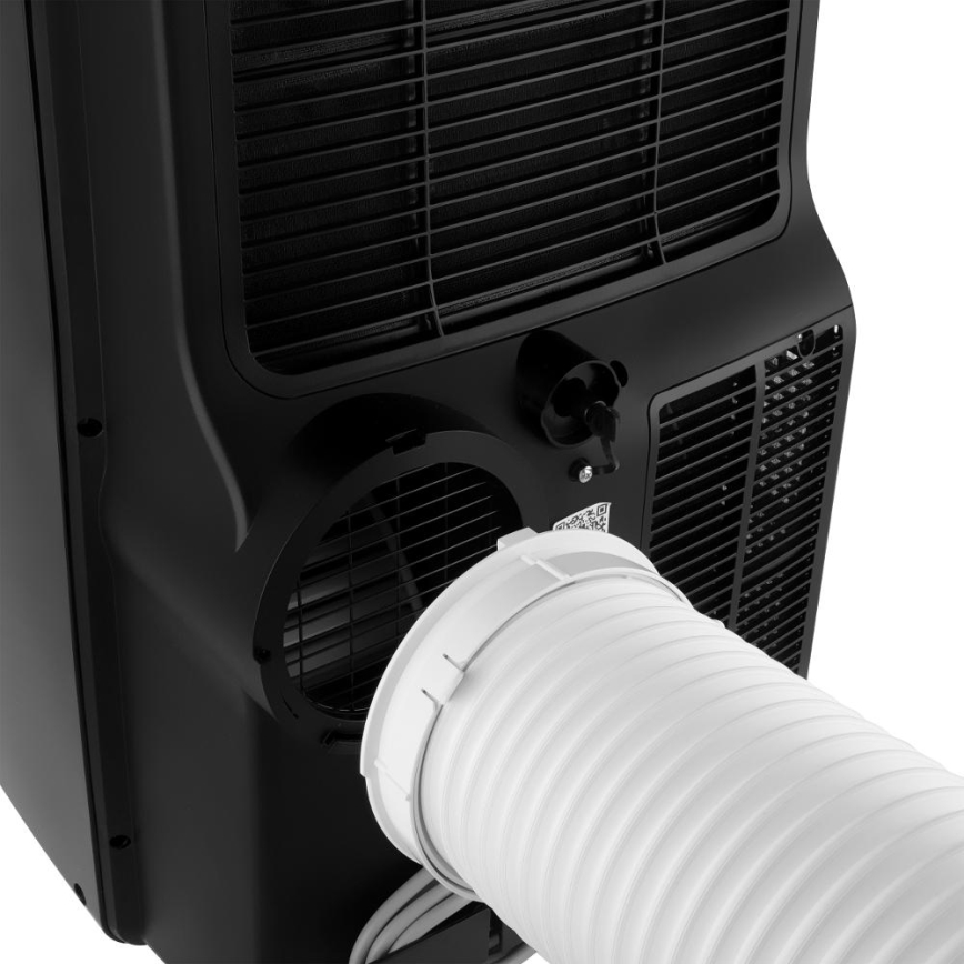 Sencor - Mobil smart airconditionanlæg 3-i-1 med tilbehørssæt 1450W/230V 12000 BTU Wi-Fi sort + fjernbetjening