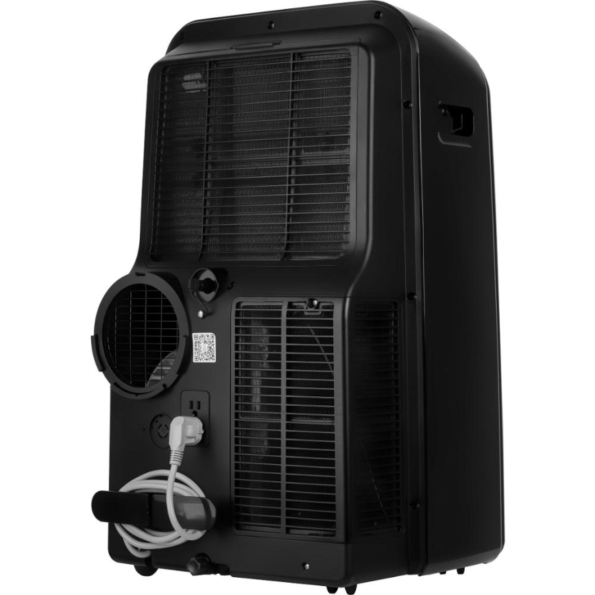 Sencor - Mobil smart airconditionanlæg 3-i-1 med tilbehørssæt 1450W/230V 12000 BTU Wi-Fi sort + fjernbetjening