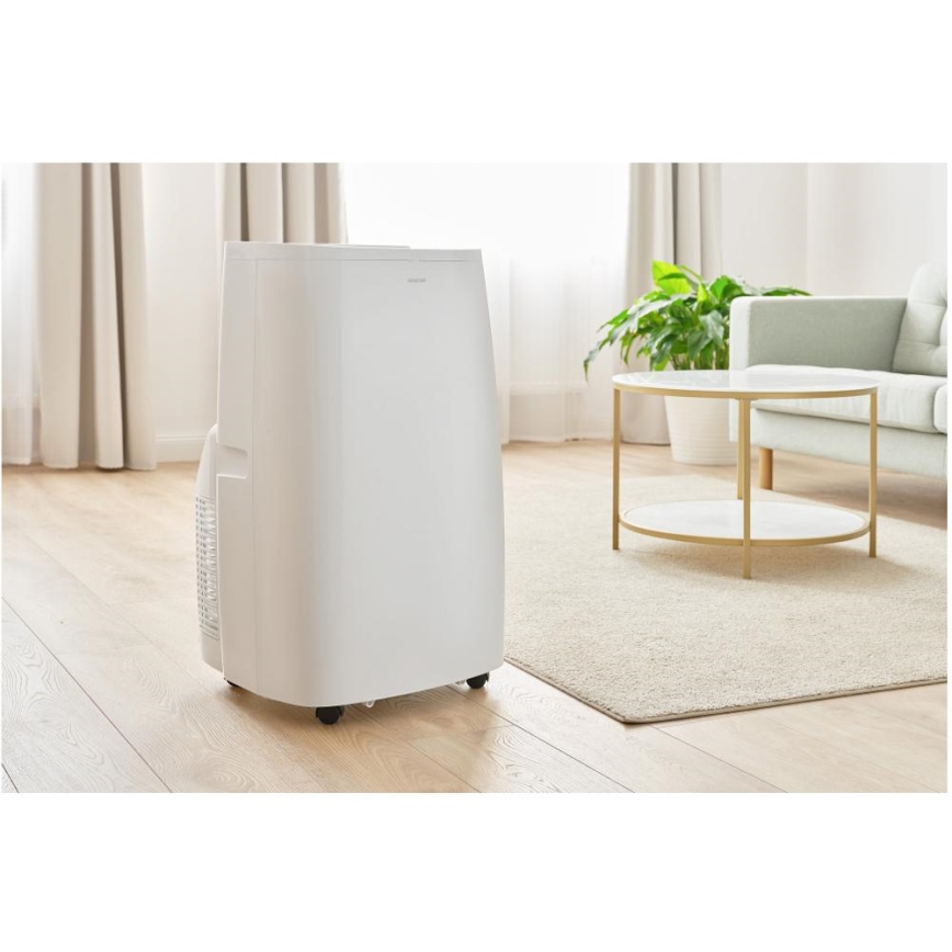 Sencor - Mobil smart airconditionanlæg 3-i-1 med tilbehørssæt 1700W/230V 16000 BTU Wi-Fi + fjernbetjening