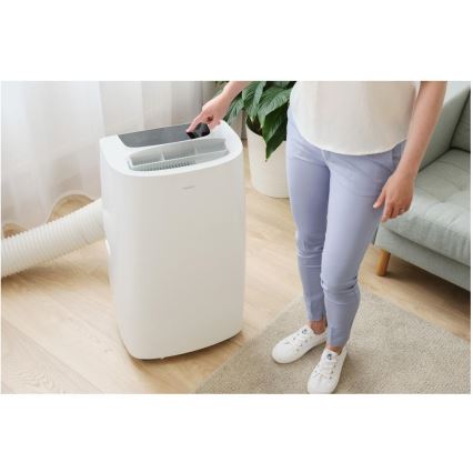 Sencor - Mobil smart airconditionanlæg 3-i-1 med tilbehørssæt 1700W/230V 16000 BTU Wi-Fi + fjernbetjening