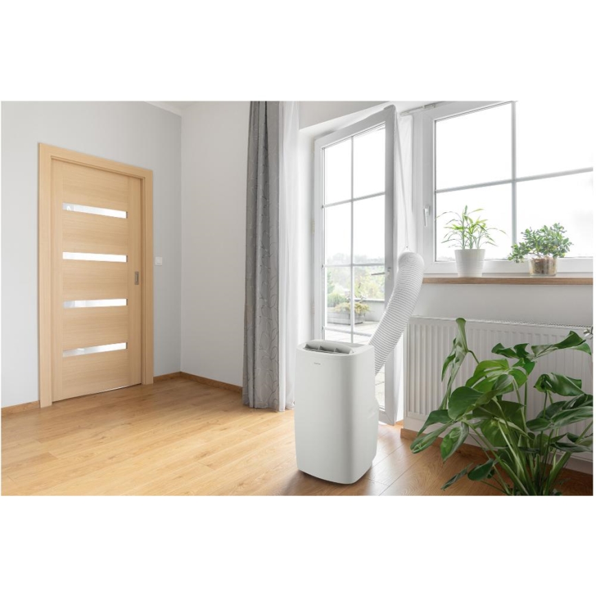 Sencor - Mobil smart airconditionanlæg 3-i-1 med tilbehørssæt 1700W/230V 16000 BTU Wi-Fi + fjernbetjening