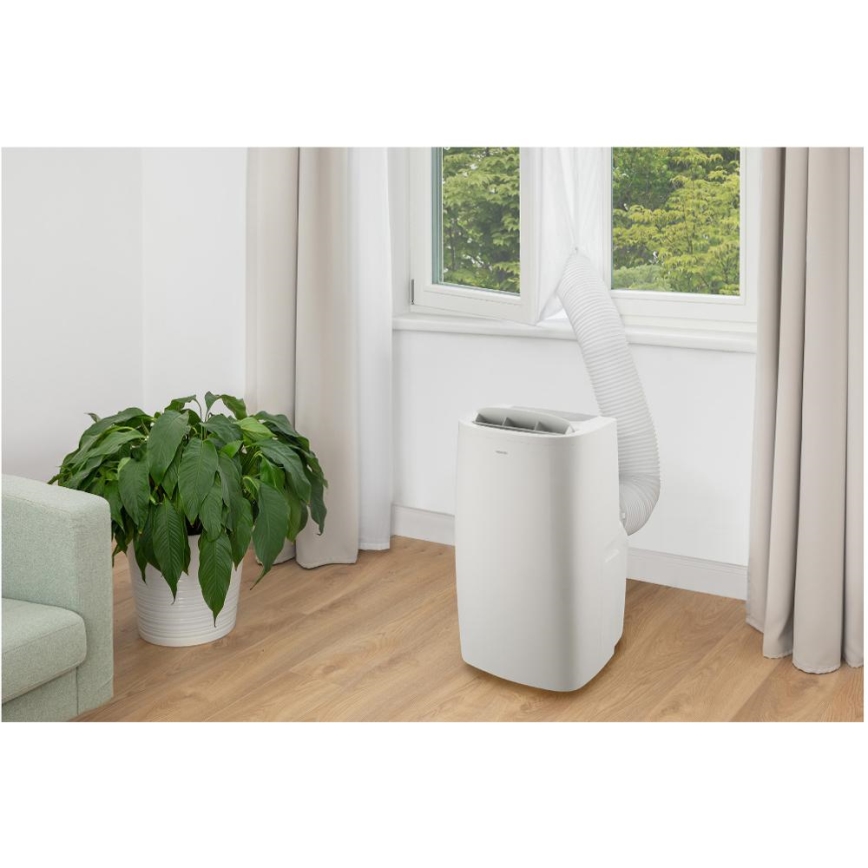 Sencor - Mobil smart airconditionanlæg 3-i-1 med tilbehørssæt 1700W/230V 16000 BTU Wi-Fi + fjernbetjening
