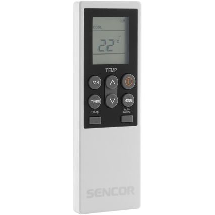 Sencor - Mobil smart airconditionanlæg 3-i-1 med tilbehørssæt 1700W/230V 16000 BTU Wi-Fi + fjernbetjening