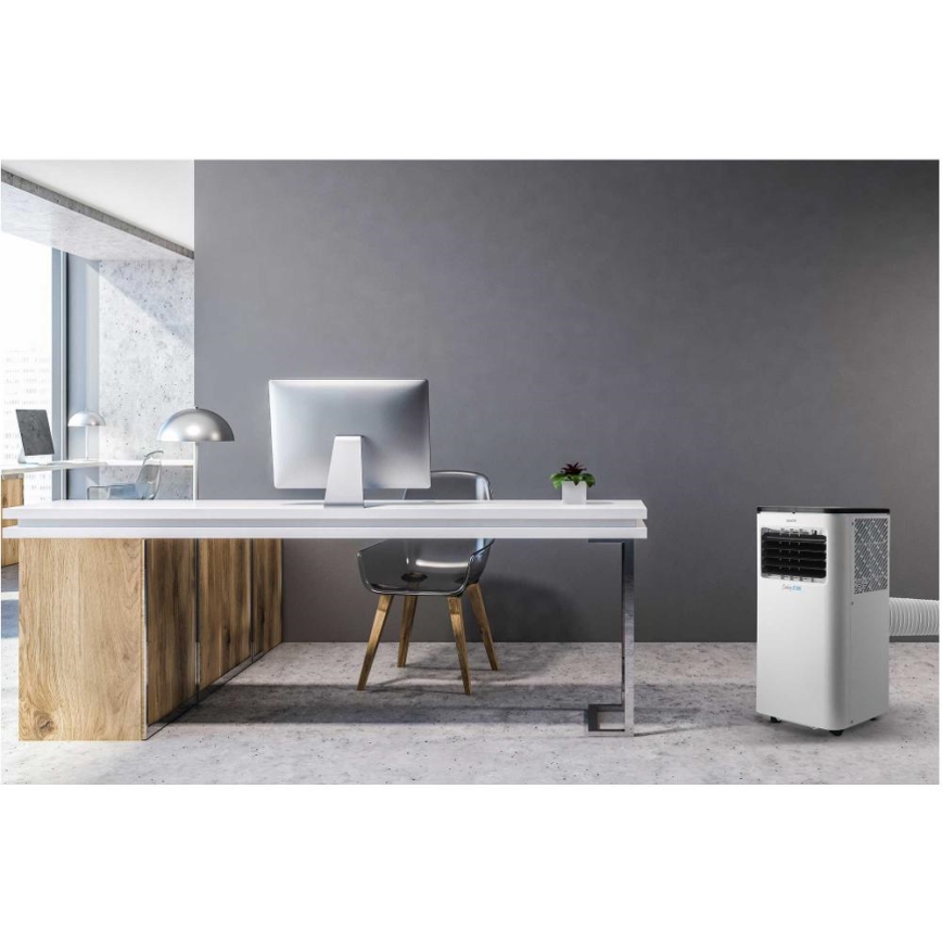 Sencor - Mobil smart airconditionanlæg 3-i-1 med tilbehørssæt 805W/230V 8000 BTU Wi-Fi + fjernbetjening