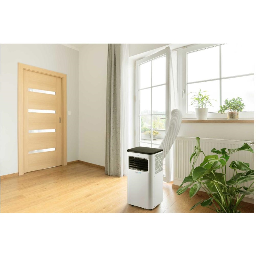 Sencor - Mobil smart airconditionanlæg 3-i-1 med tilbehørssæt 805W/230V 8000 BTU Wi-Fi + fjernbetjening