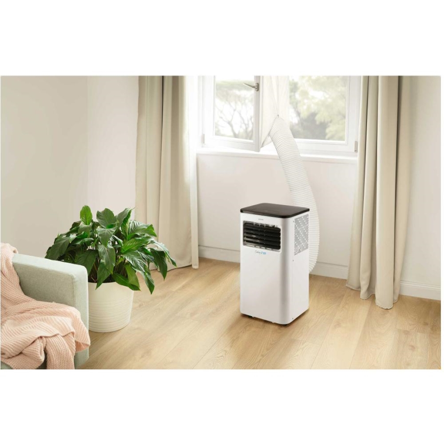 Sencor - Mobil smart airconditionanlæg 3-i-1 med tilbehørssæt 805W/230V 8000 BTU Wi-Fi + fjernbetjening