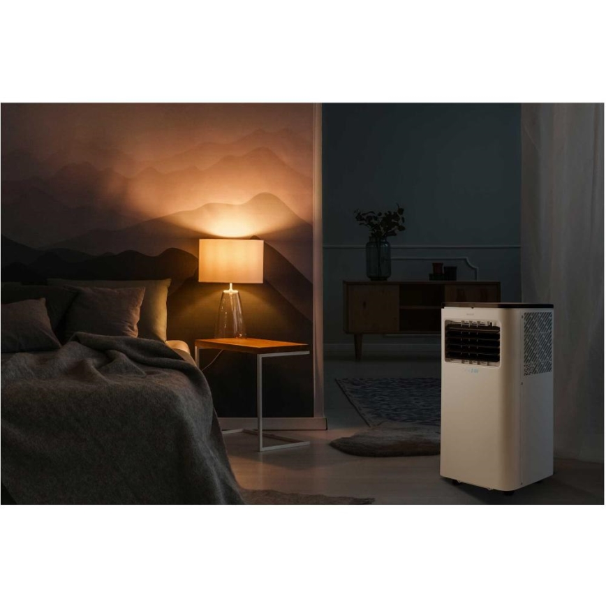 Sencor - Mobil smart airconditionanlæg 3-i-1 med tilbehørssæt 805W/230V 8000 BTU Wi-Fi + fjernbetjening