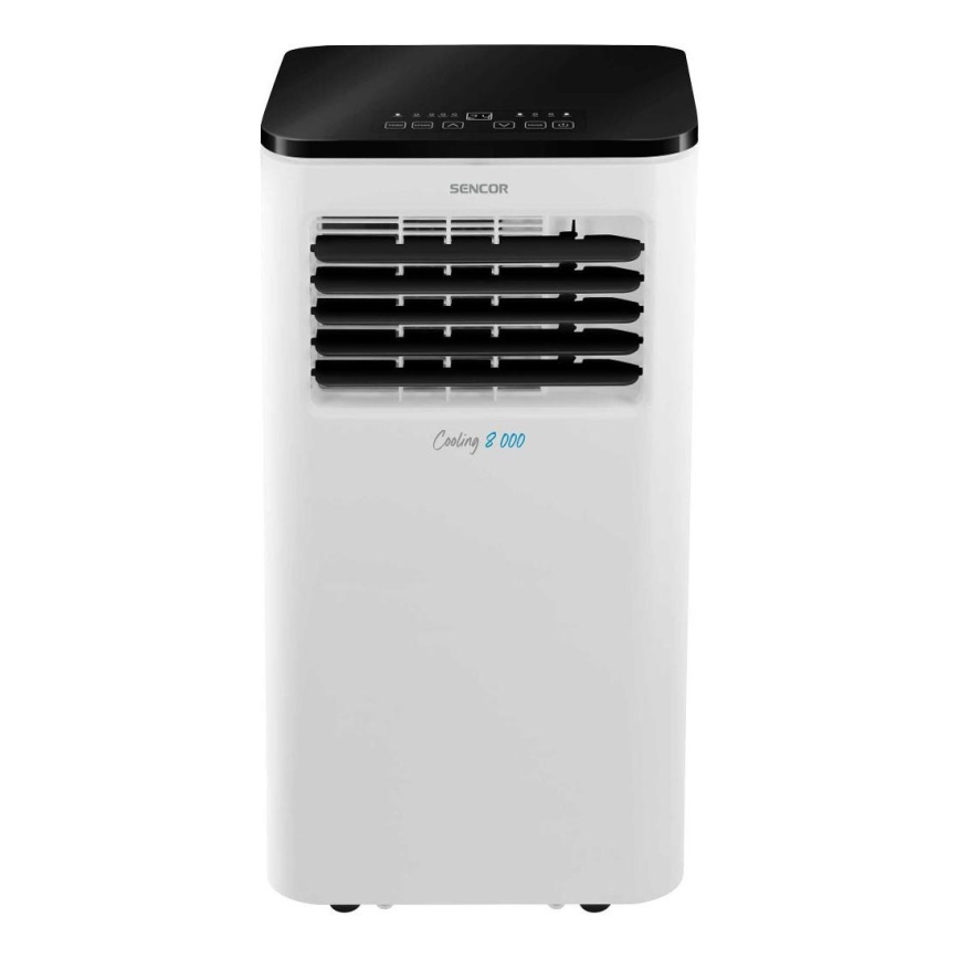 Sencor - Mobil smart airconditionanlæg 3-i-1 med tilbehørssæt 805W/230V 8000 BTU Wi-Fi + fjernbetjening