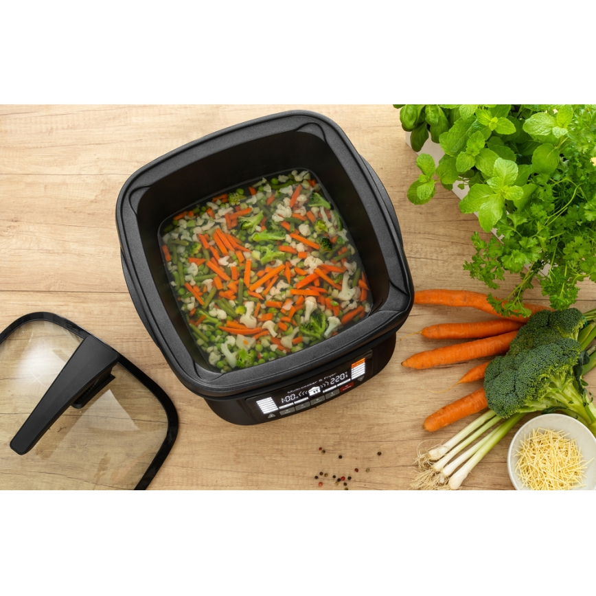 Sencor - Multicooker med tilbehør 1800W/230V 18 funktioner 4,8 l