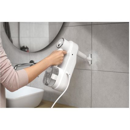 Sencor - Multifunktionel dampmoppe 2-i-1 1500W/230V IPX4 hvid