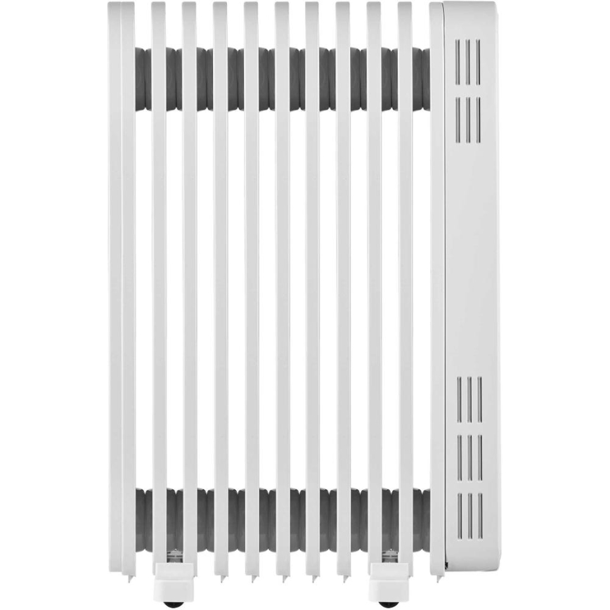Sencor - Olieradiator med 11 ribber 1000/2300W/230V hvid + fjernbetjening