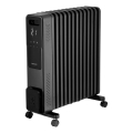 Sencor - Oliefyldt radiator med 13 ribber 1000/1500/2730W/230V Wi-Fi sort