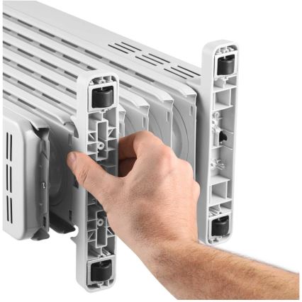 Sencor - Olieradiator med 7 ribber 600/900/1500W/230V hvid