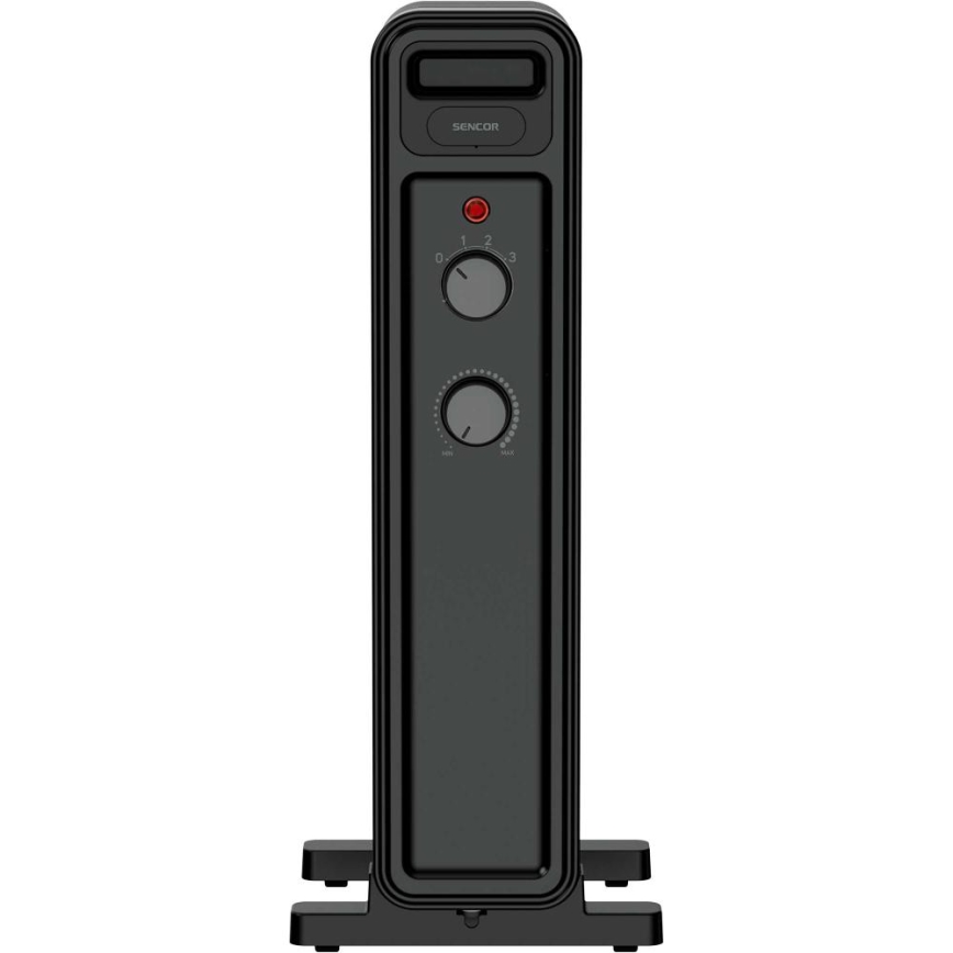 Sencor - Olieradiator med 7 ribber 600/900/1500W/230V sort