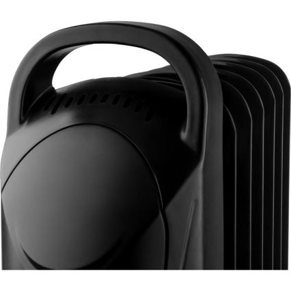 Sencor - Olieradiator med 7 ribber 700W/230V sort