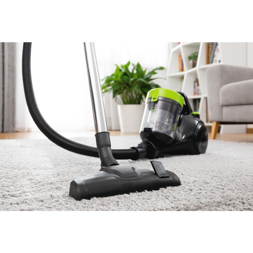 Sencor - Posefri støvsuger 2 l 700W/230V sort/grøn