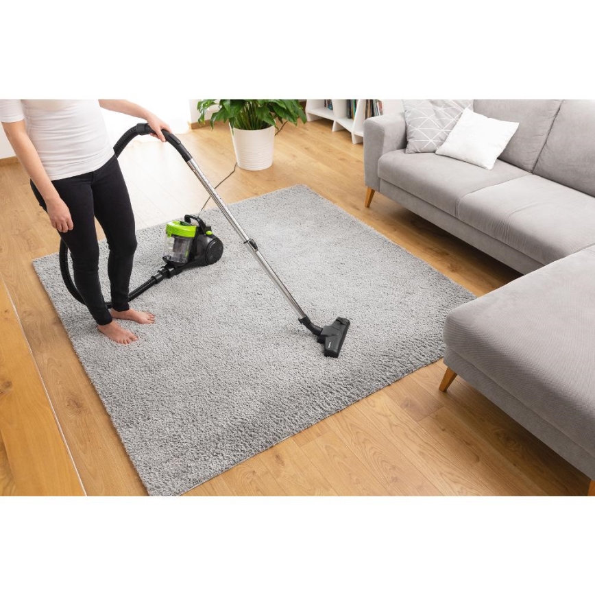 Sencor - Posefri støvsuger 2 l 700W/230V sort/grøn
