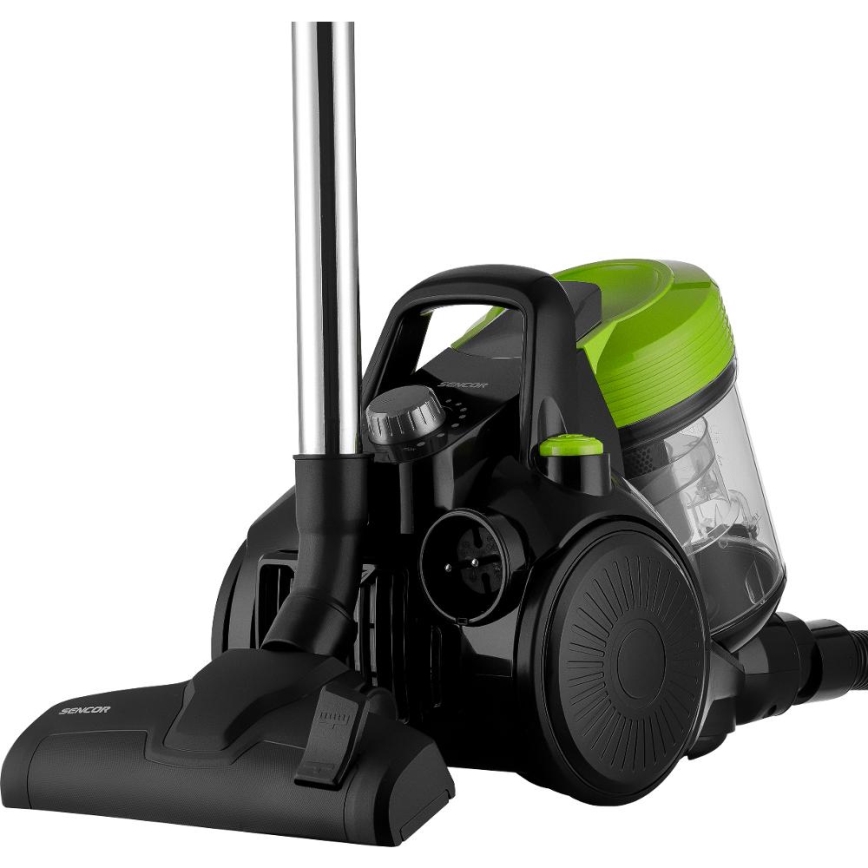 Sencor - Posefri støvsuger 2 l 700W/230V sort/grøn