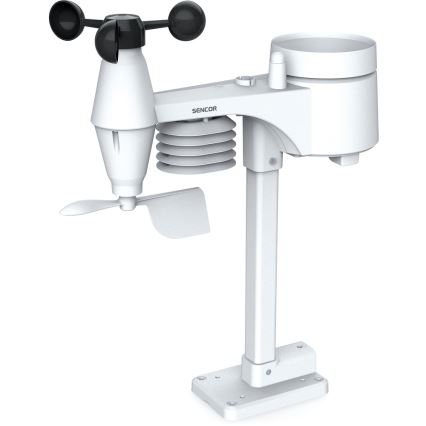 Sencor - Professionel vejrstation med farvet LCD-skærm 1xCR2032 + 3xAA Wi-Fi