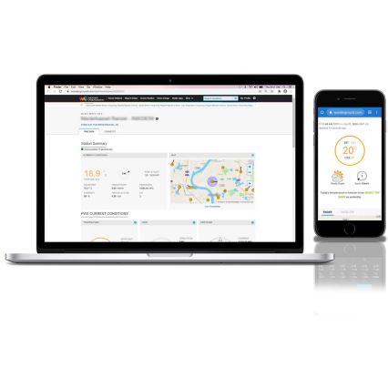 Sencor - Professionel vejrstation med LCD-farveskærm 1xCR2032 Wi-Fi Tuya
