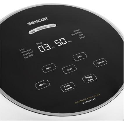 Sencor - Riskoger 350W/230V 0,6 l hvid