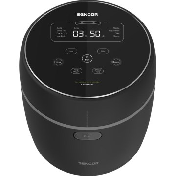 Sencor - Riskoger 350W/230V 0,6 l sort
