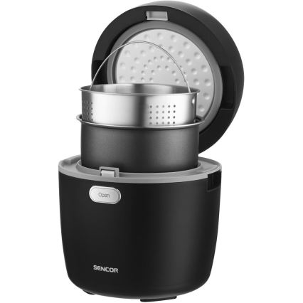 Sencor - Riskoger 350W/230V 0,6 l sort