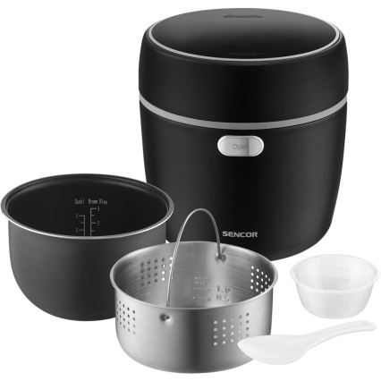 Sencor - Riskoger 350W/230V 0,6 l sort