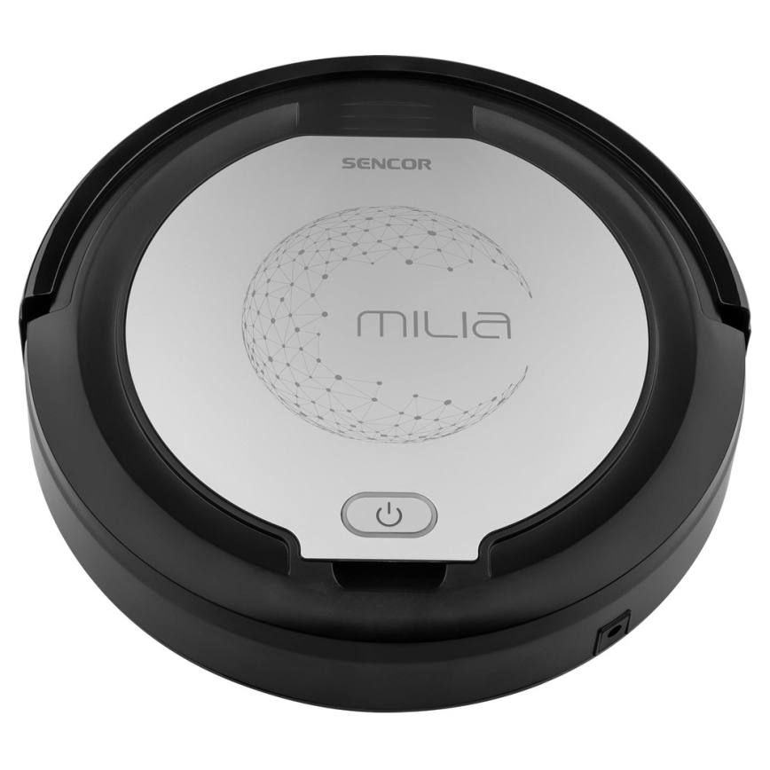 Sencor - Robotstøvsuger med moppe 2-i-1 15W/14,4V 1500 mAh sort